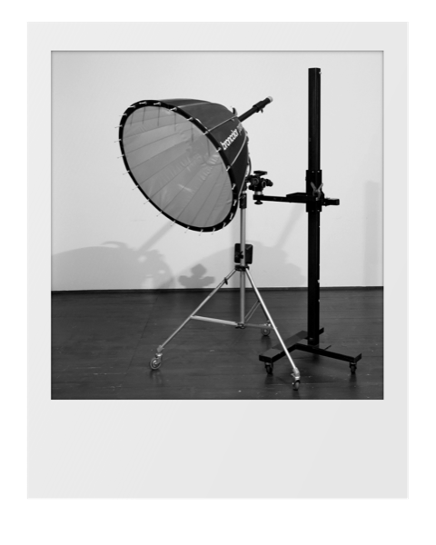 Softbox auf Rollstativ im FRAME Studio